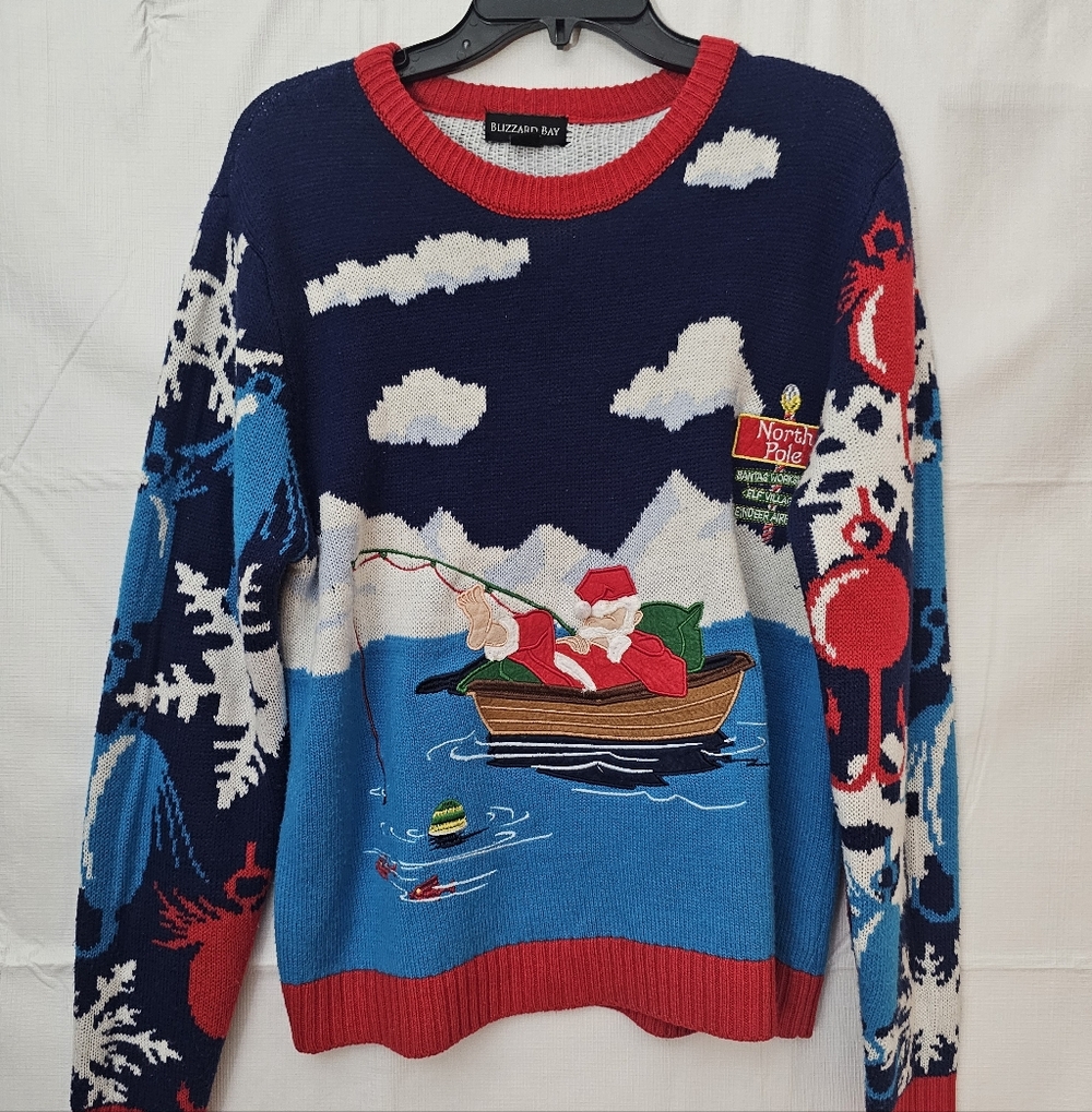 Festive Fiahing Sweater Blizzard Bay